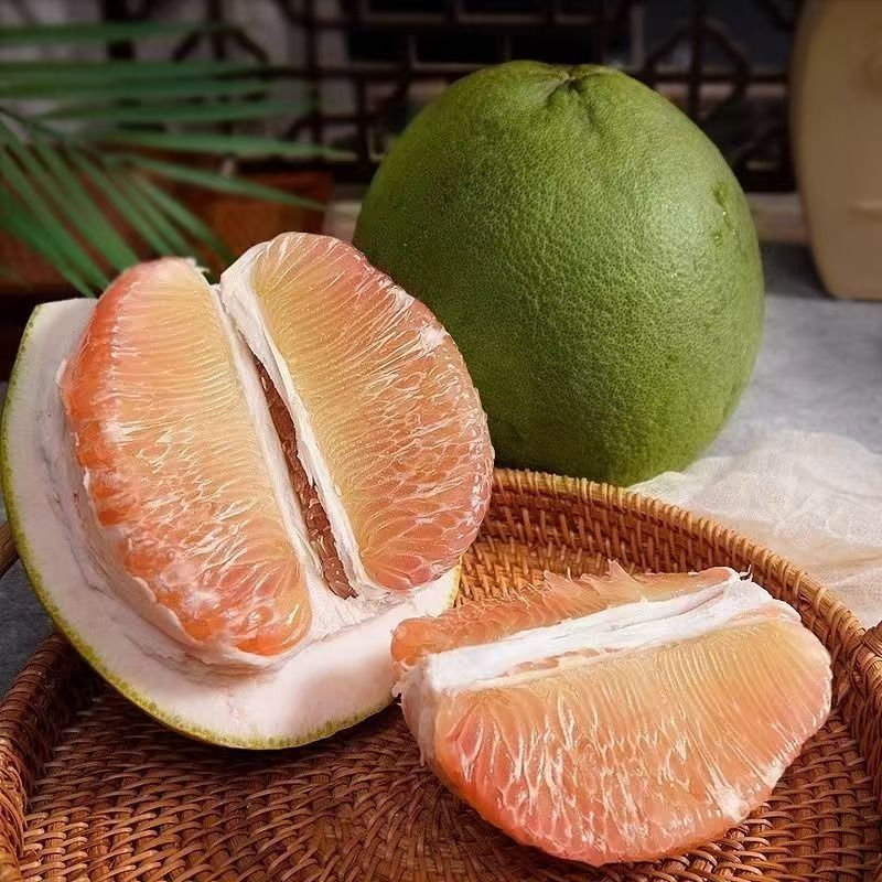 青柚新鲜饱满清甜多汁红心翡翠青柚
