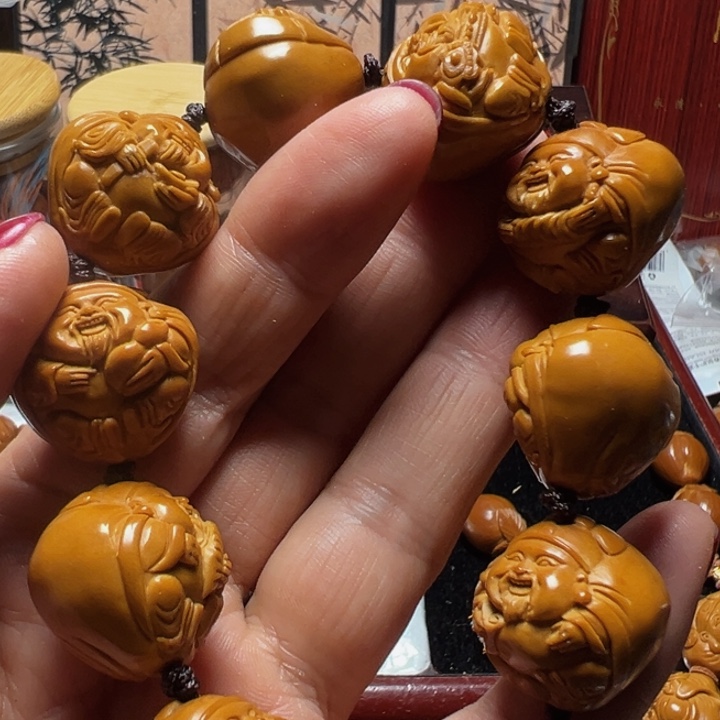 手串/手链橄榄核愛*陈灯泡财神