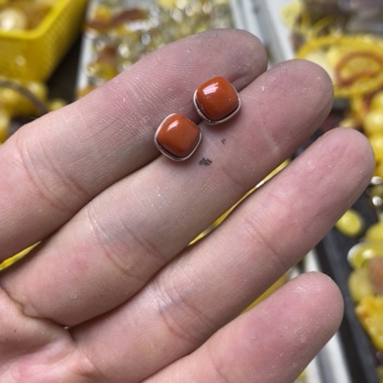 南红玛瑙戒指银S925镶嵌多样性发货