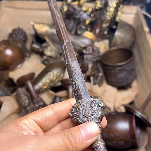 铜制工艺把玩摆件