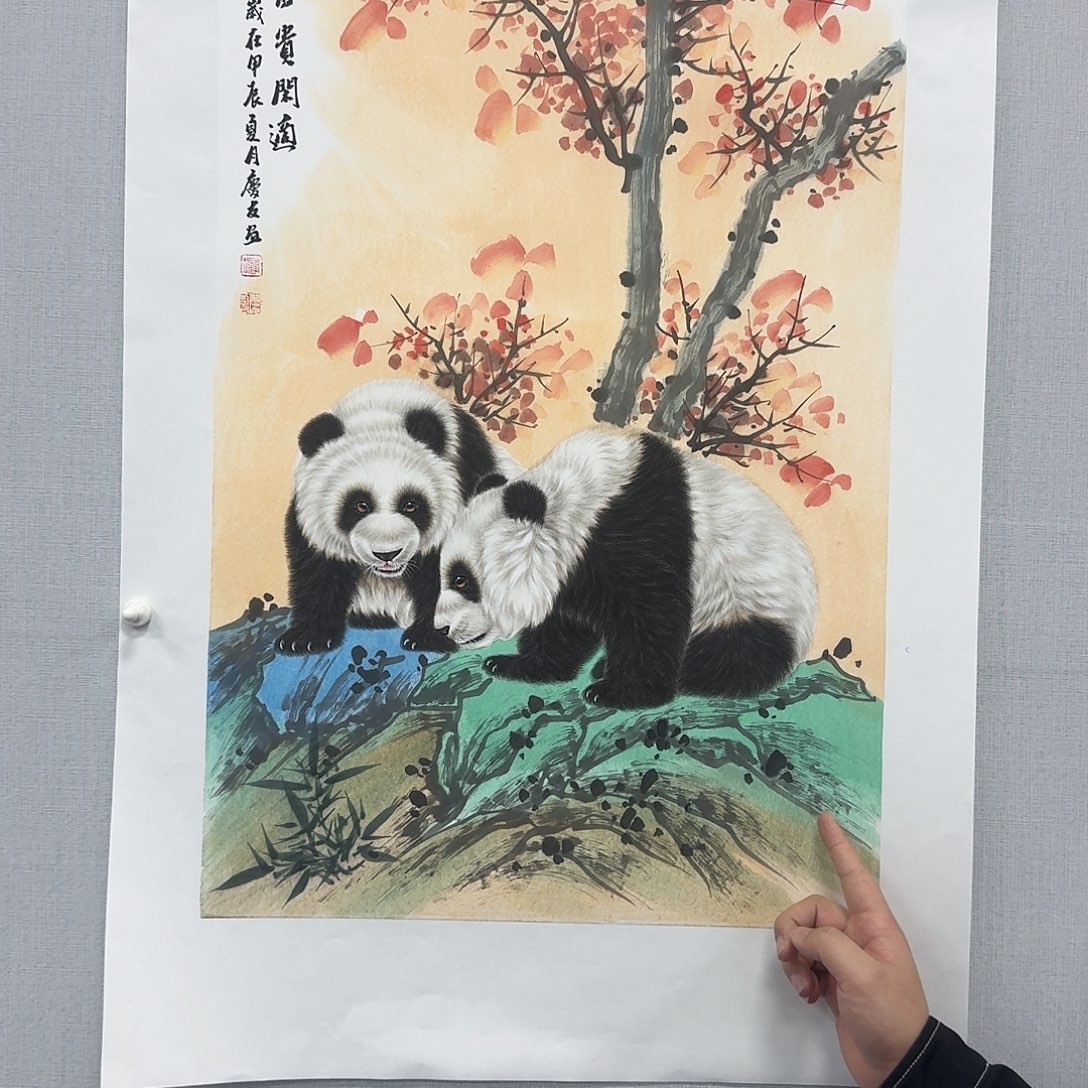 国画国画作品宣纸纯手绘