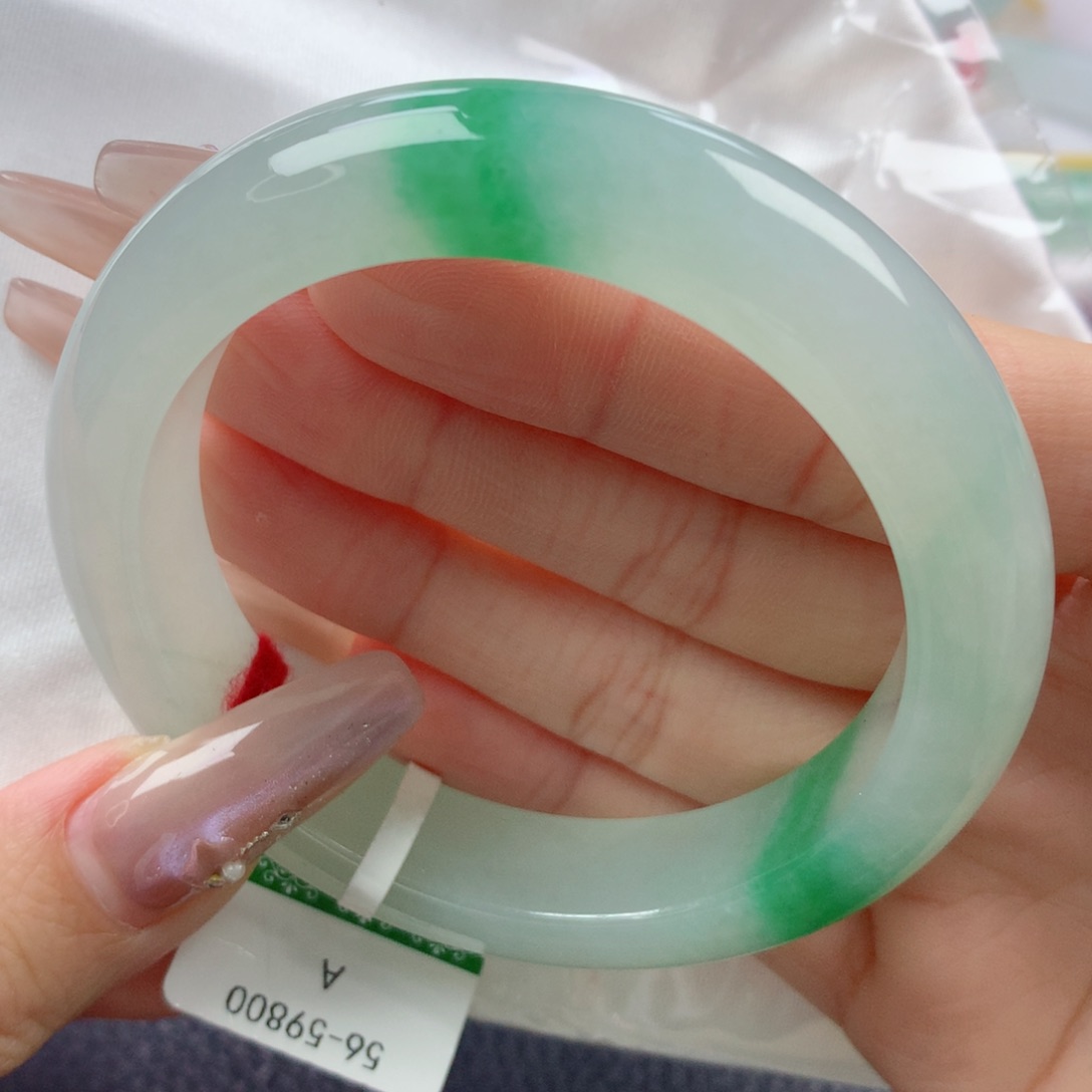 未镶嵌手镯翡翠缅甸天然翡翠A货56