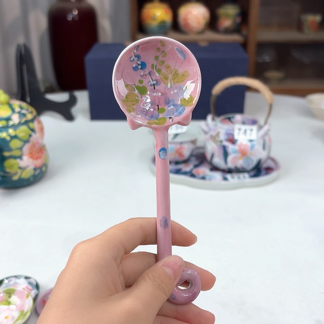 景德镇手绘高温釉下彩陶瓷茶具