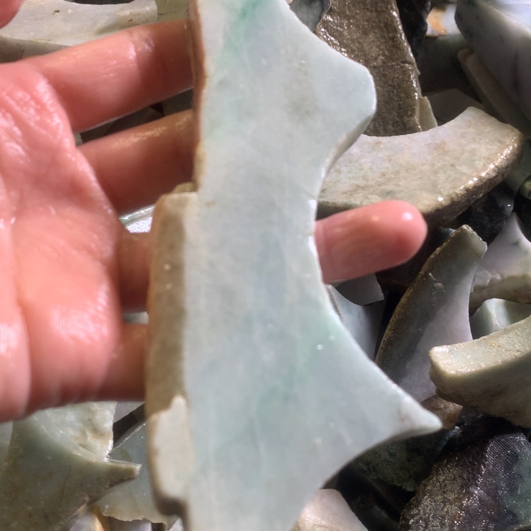 翡翠颈饰未镶嵌缅甸翡翠