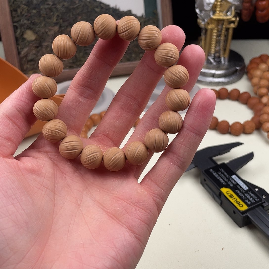 猴头核桃手串泛油无暇定风珠