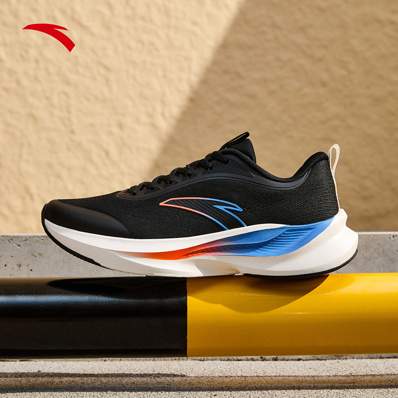 安踏轻云男子轻质透气跑鞋冬季款减震舒适跑步鞋子通勤运动鞋男鞋