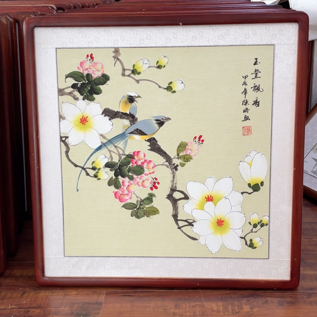 国画带框尺寸63*63厘米