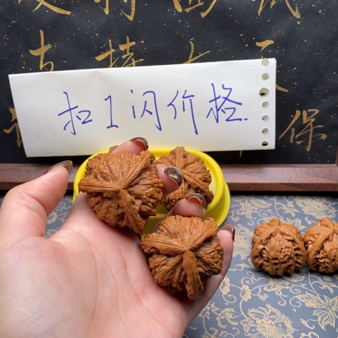 吊坠文玩核桃趙*白狮子