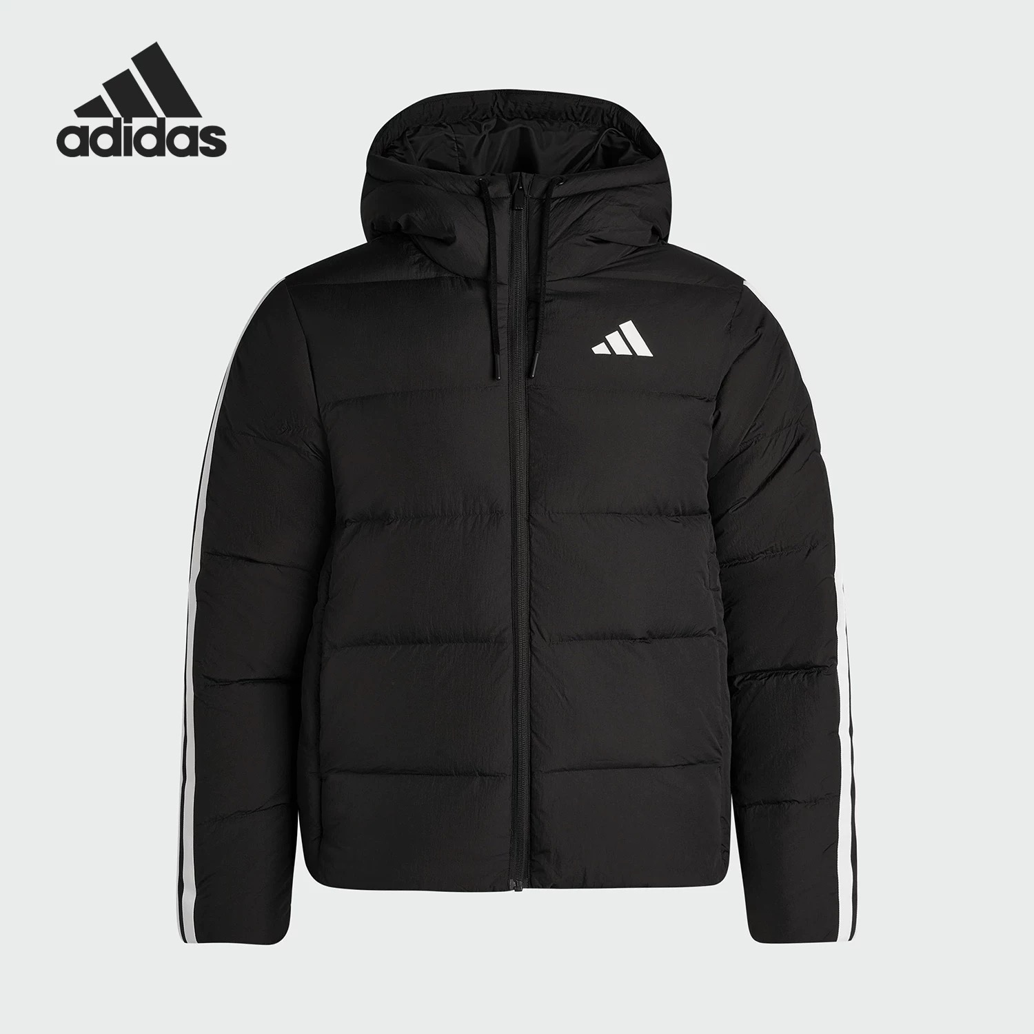 adidas/阿迪达斯男子秋冬运动服时尚保暖连帽休闲羽绒服KH3987
