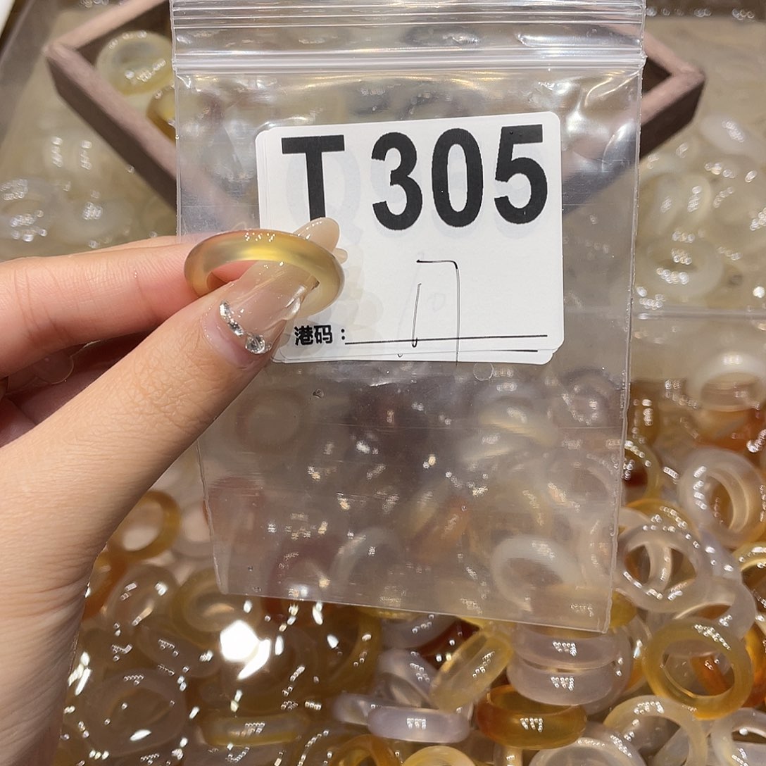玛瑙/玉髓未镶嵌戒指305