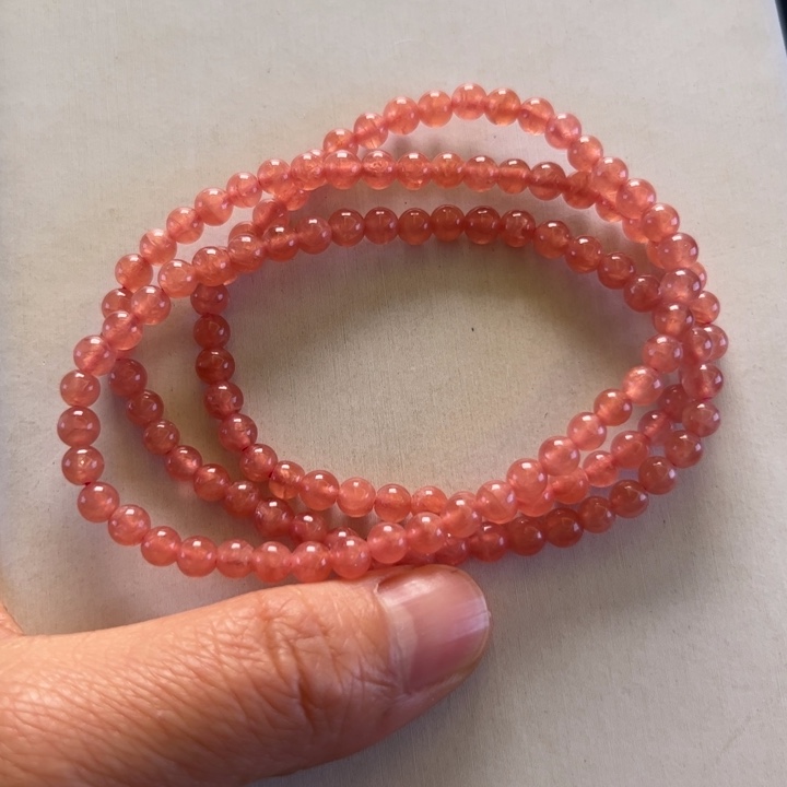 菱锰矿（红纹石）多圈未镶嵌中***爱