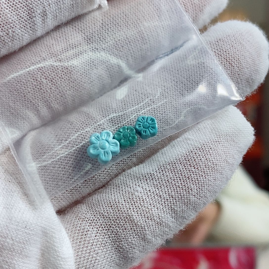 绿松石珠宝奇石未镶嵌