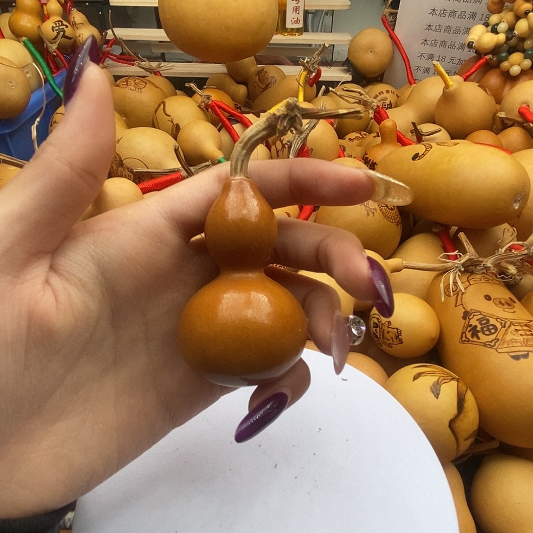 我***翔香榧木葫芦工艺品