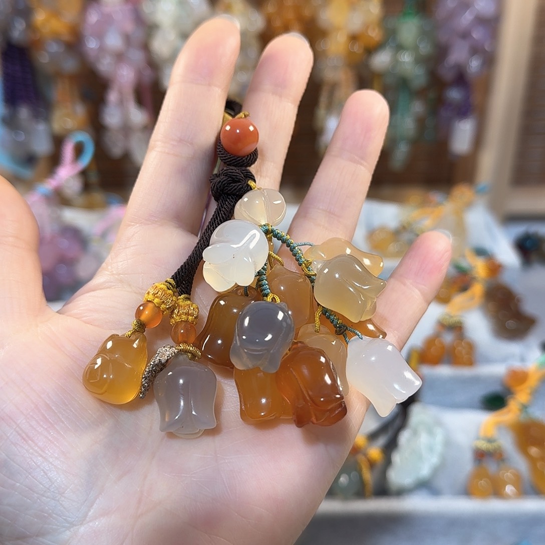 玛瑙/玉髓天然的玉髓玛瑙未镶嵌