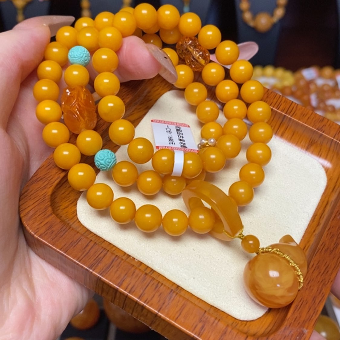 【闪购商品】蜜蜡手链未镶嵌手串