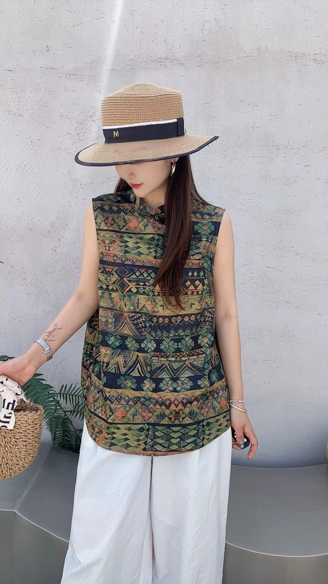 新中式国风盘扣衬衫8893