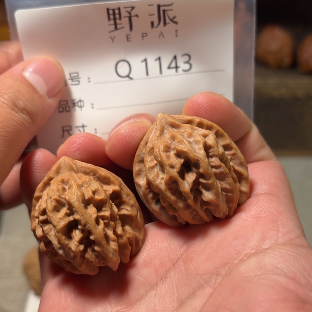 文玩核桃吊坠曹大龙边36