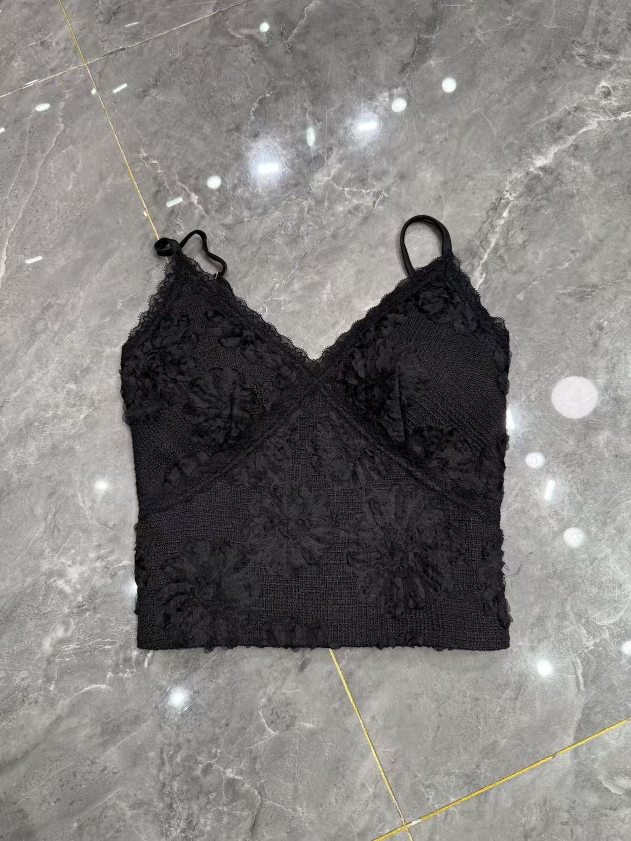 【小香美背】新中式气质网红时尚百搭打底美背背心