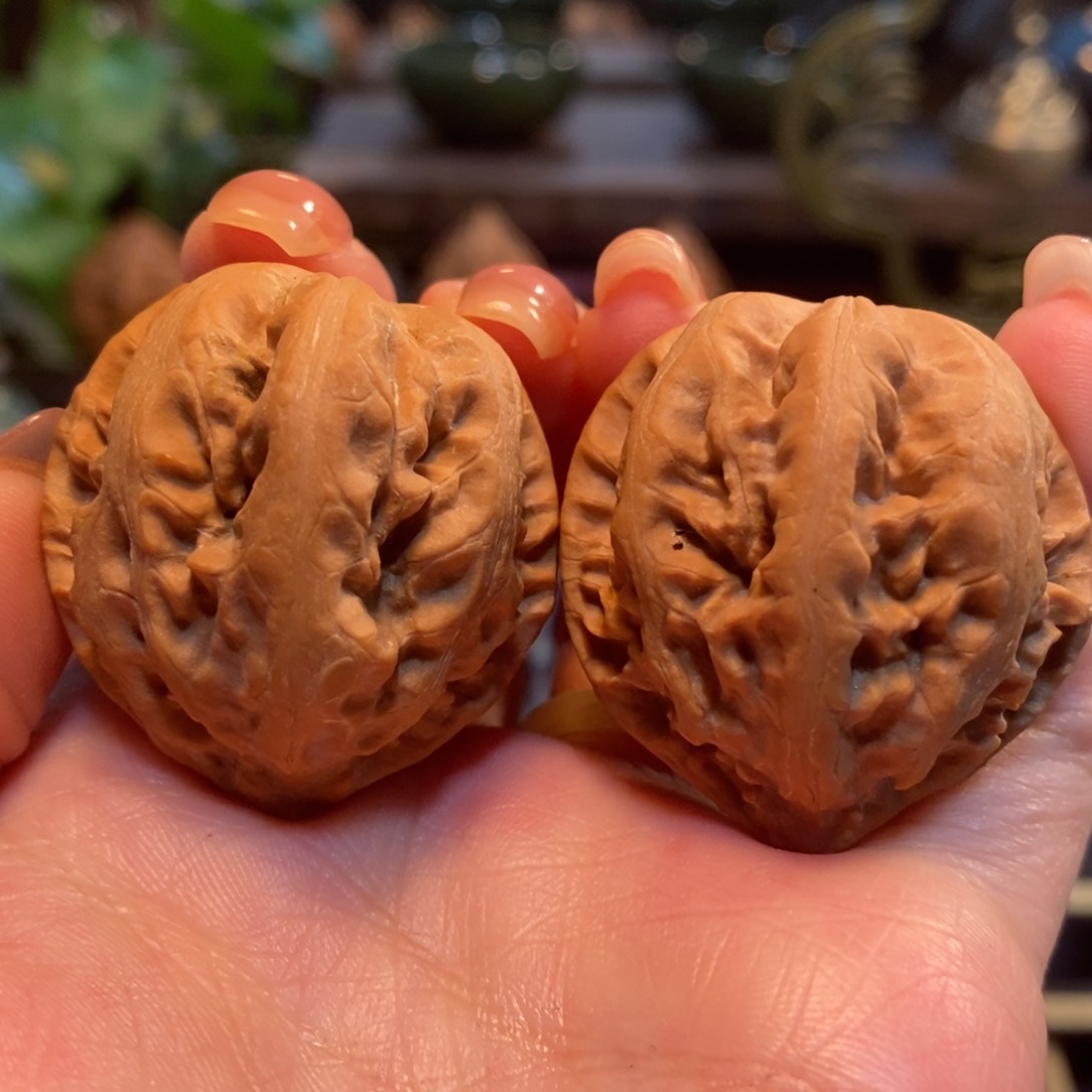 文玩核桃吊坠玲珑绣球36