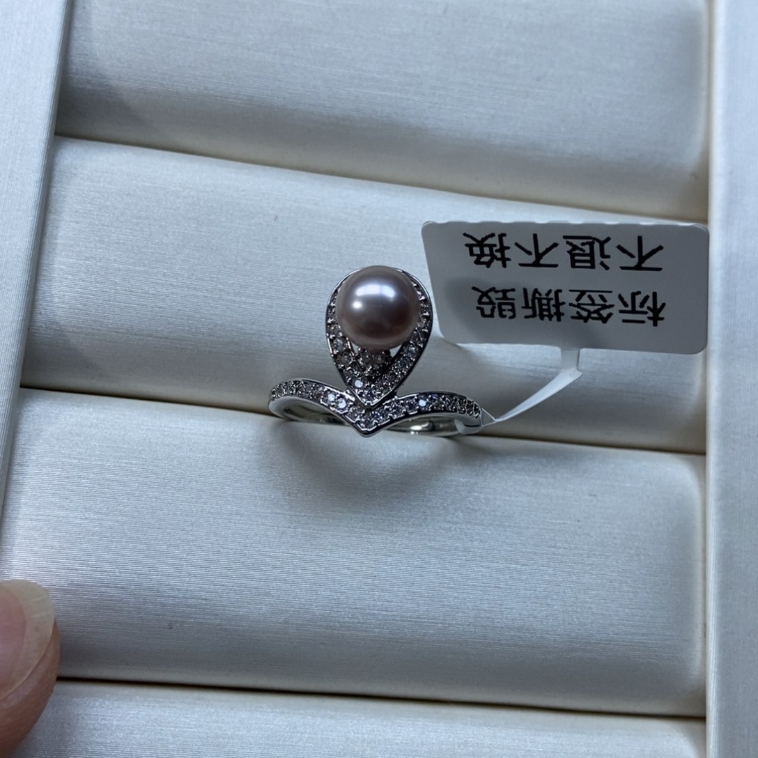 淡水珍珠戒指合金福利021