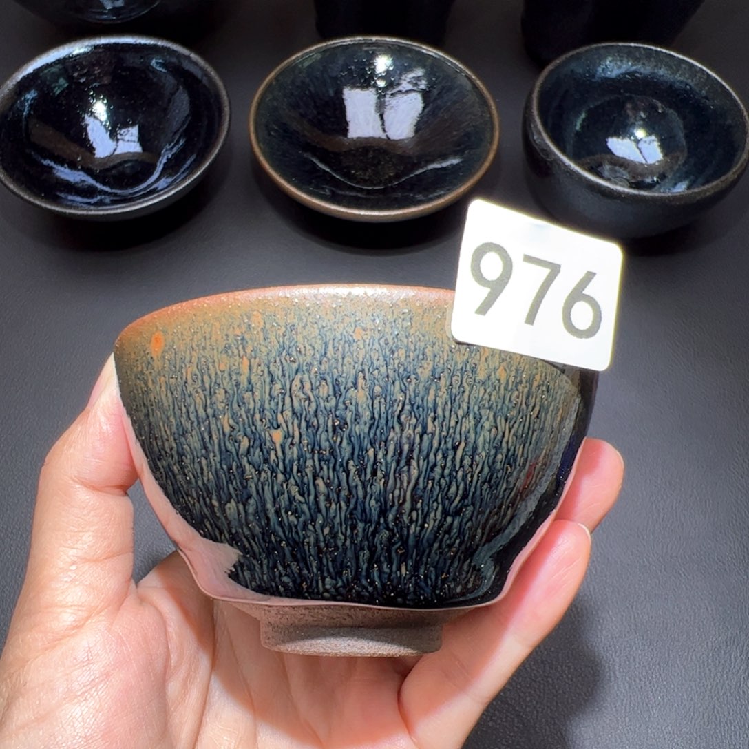 茶盏龙窑柴烧建盏，尊杯