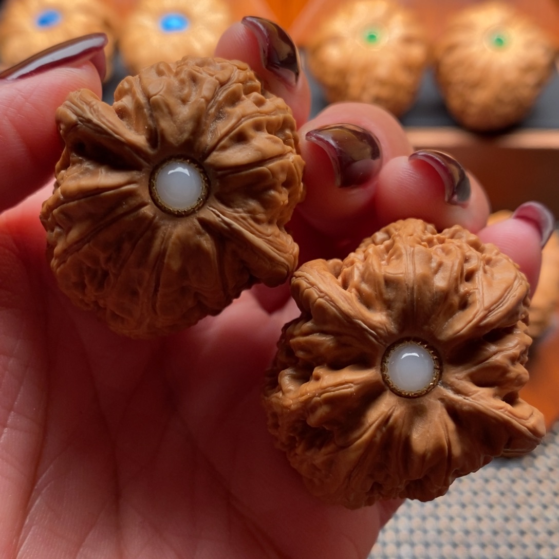 文玩核桃把件38尺寸全品平谷元宝