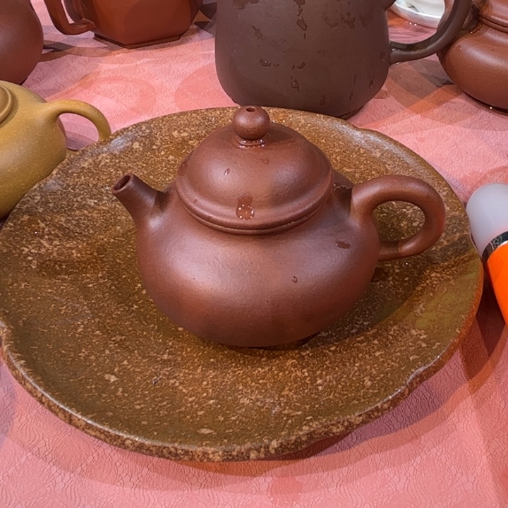 紫砂茶壶紫泥底槽青小容天130c