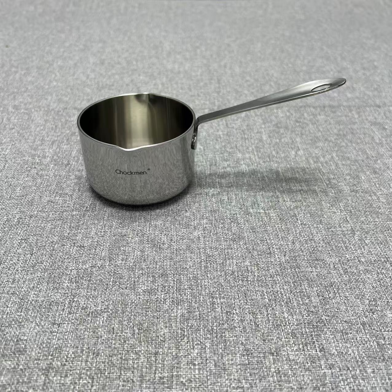1-046 chockmen不锈钢泼油锅 内径约8cm 高约6cm 容量300ml