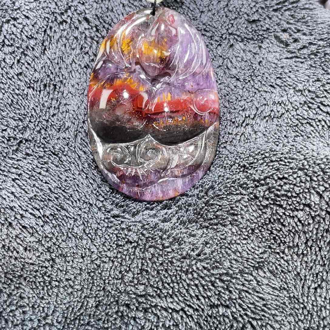 水晶极光吊坠未镶嵌l*c