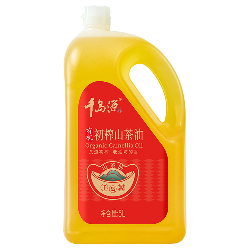 千岛源有机初榨山茶油5L/瓶
