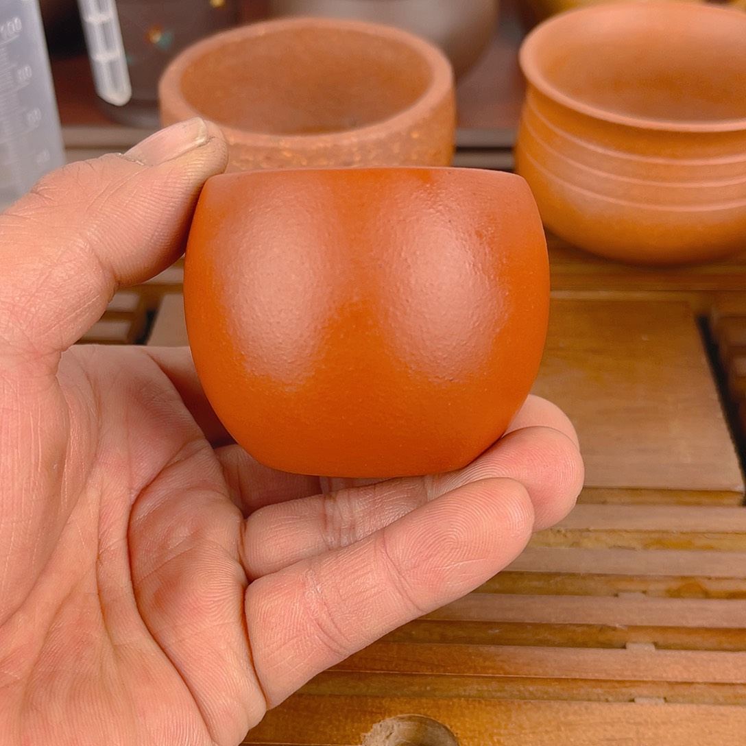 紫砂茶杯紫砂小客杯60cc