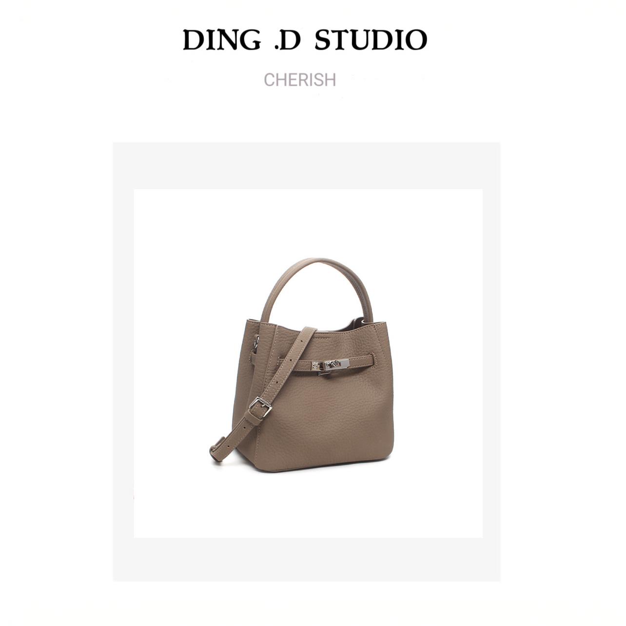 「大象灰」Ding.D小众品牌时尚设计师款女包24438