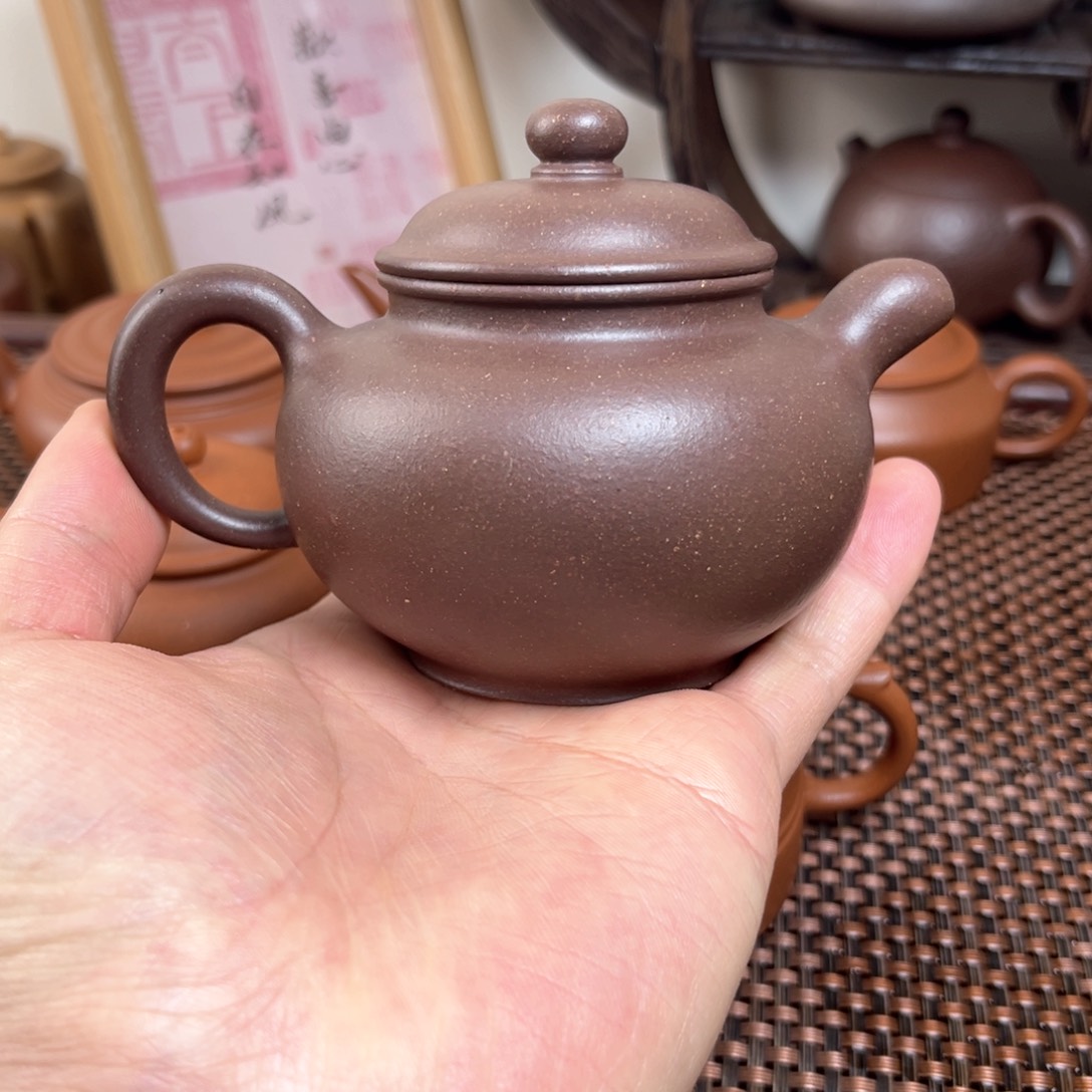 紫砂茶壶壶把一个铁熔点 半手工 160毫升 道宏掇只