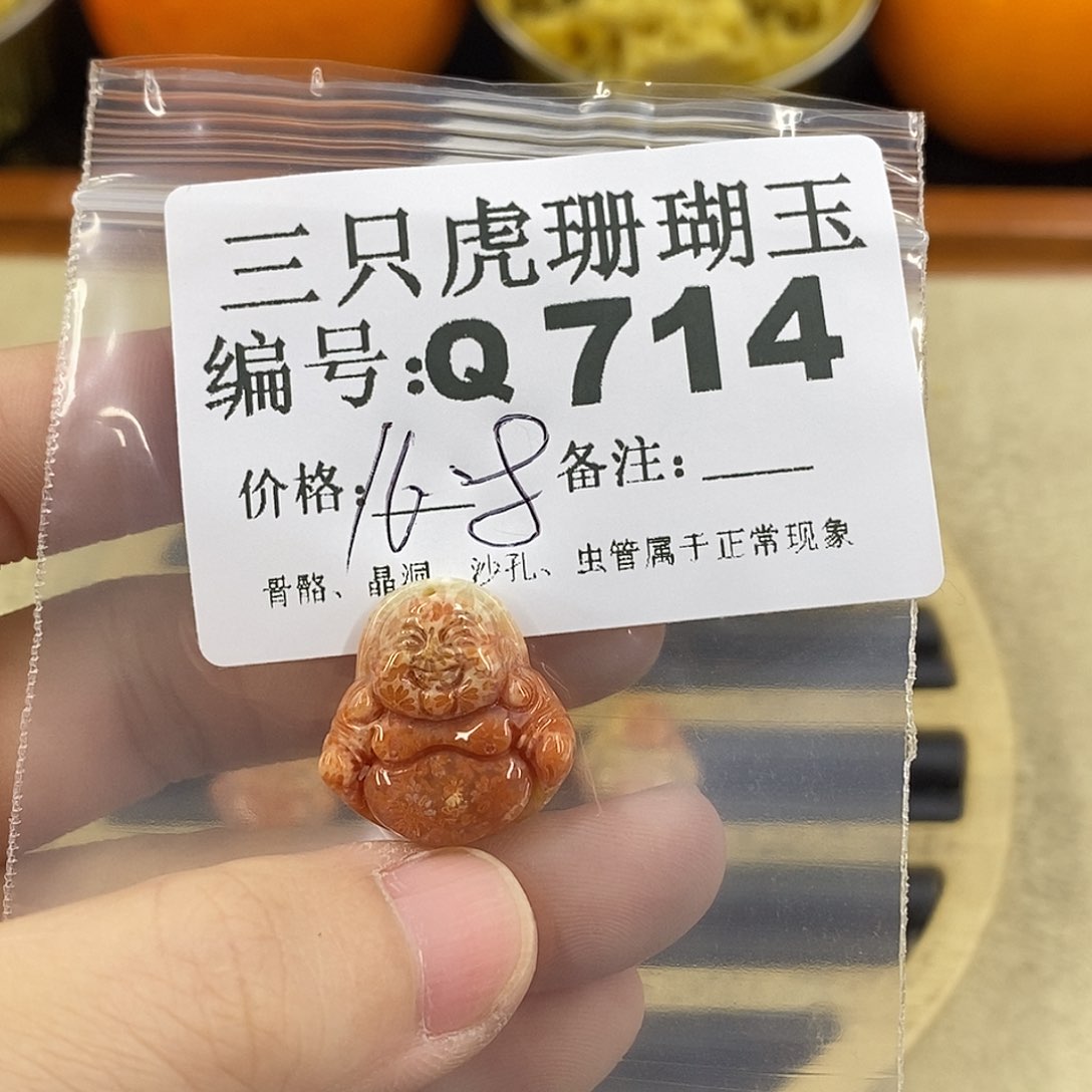 硅化珊瑚（珊瑚玉）1未镶嵌鸿*