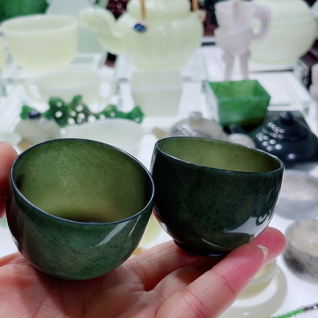 和田玉（青玉）把件未镶嵌50