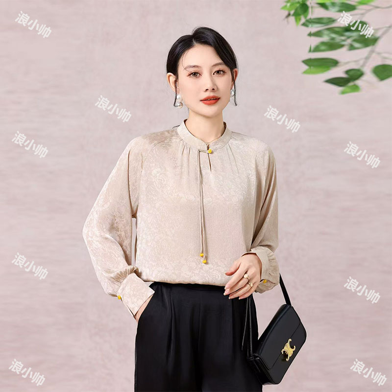 519夏季百搭新中式复古流苏女士时尚小衫