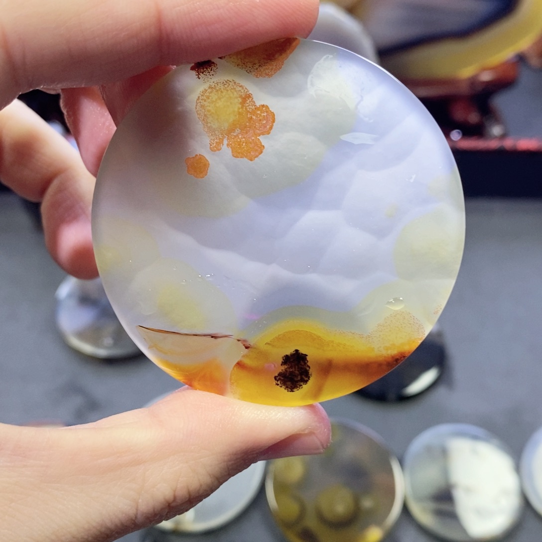 玛瑙/玉髓颈饰未镶嵌编号62 