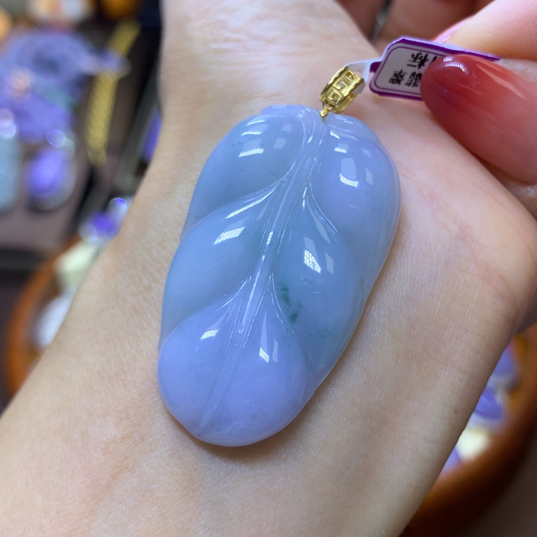 【闪购商品】翡翠颈饰18K金镶嵌翡翠