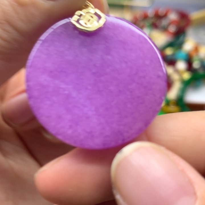 颈饰未镶嵌翡翠吊坠