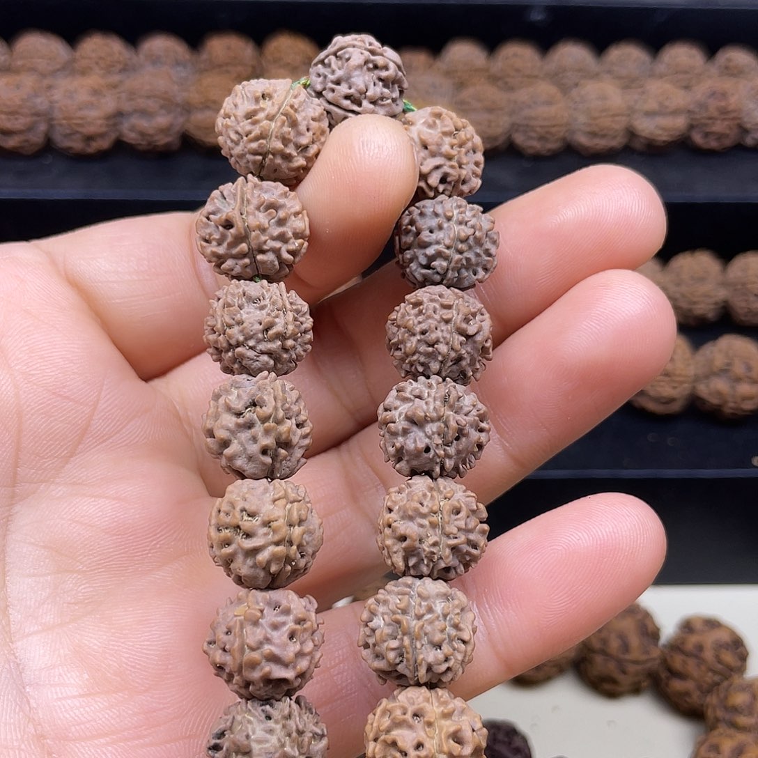 金刚菩提手串14mm野生籽飞龙