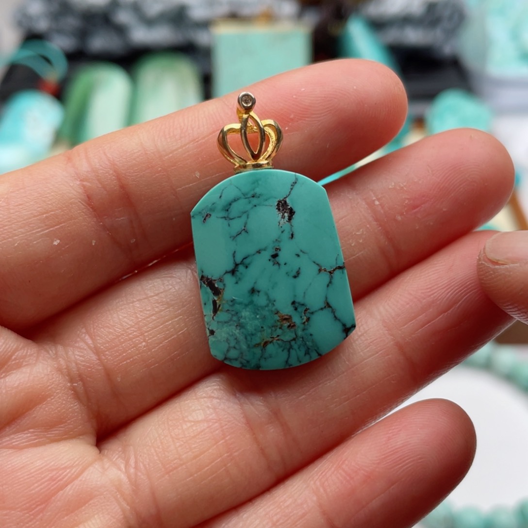 绿松石珠宝奇石未镶嵌