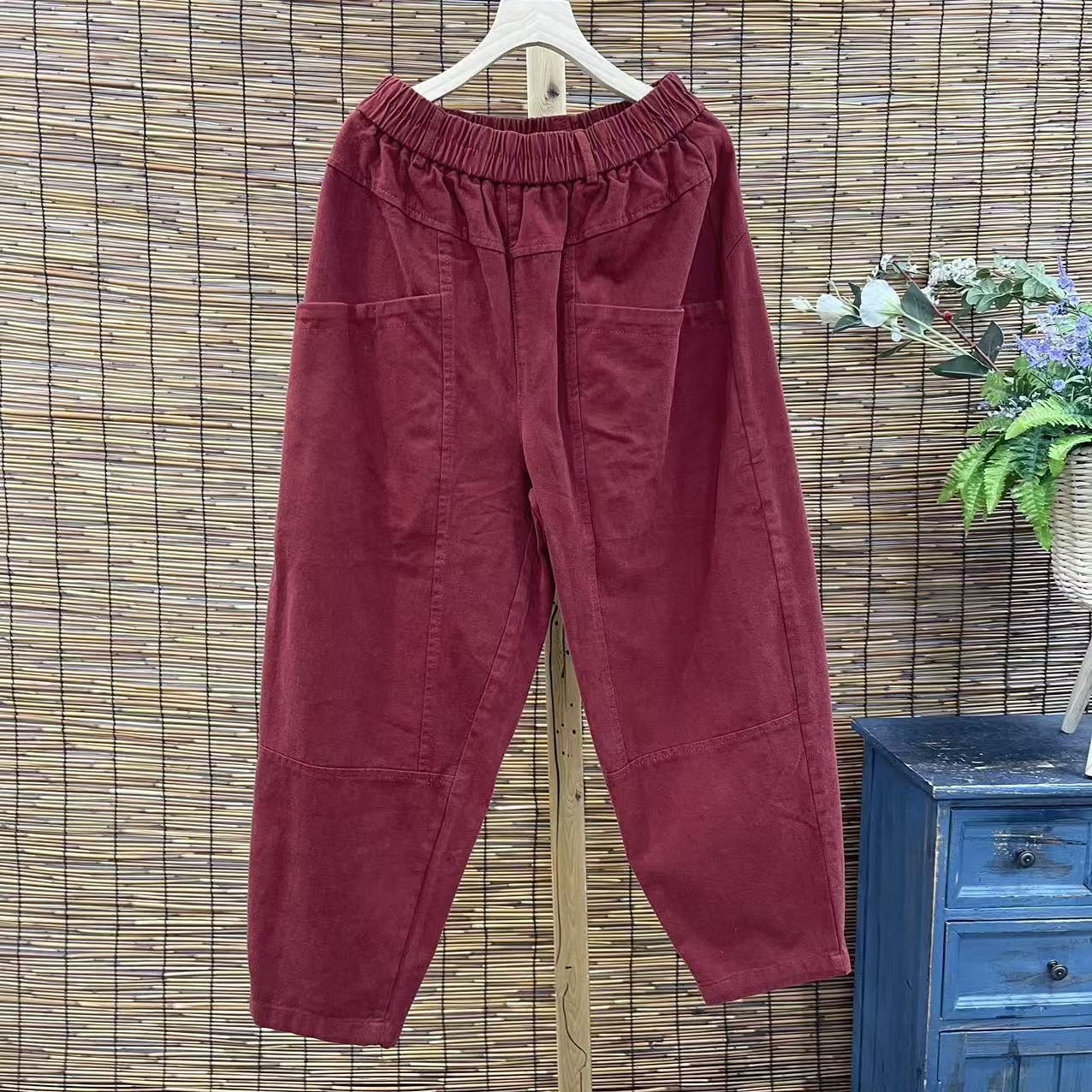 18913新款春秋休闲百搭哈伦裤