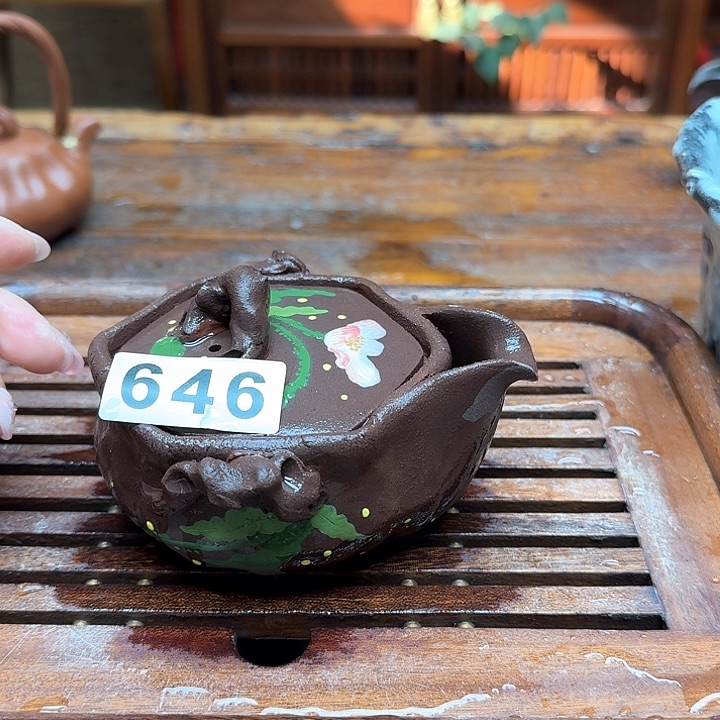 纯手工制作粗陶茶具