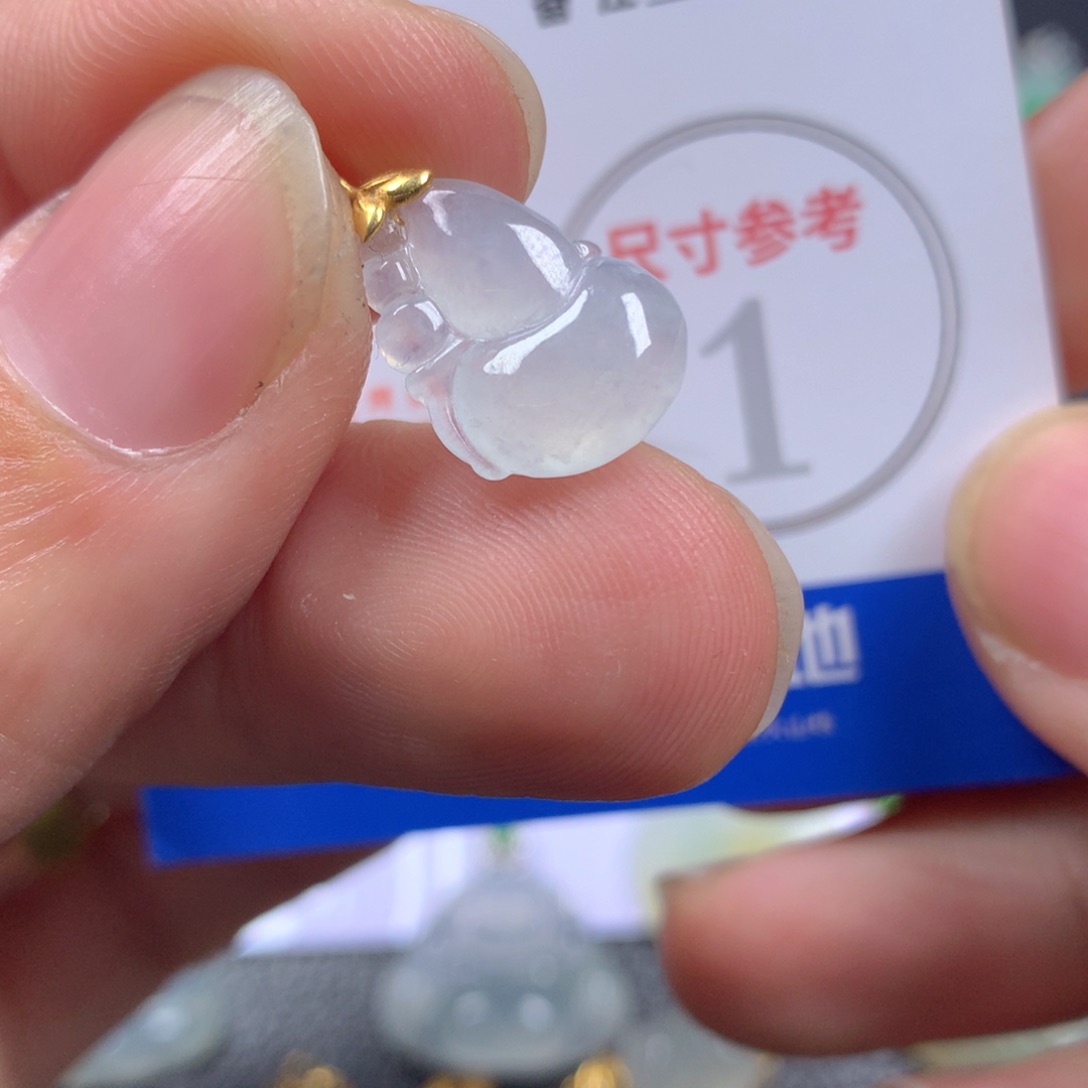 【闪购商品】翡翠颈饰18K金镶嵌翡翠