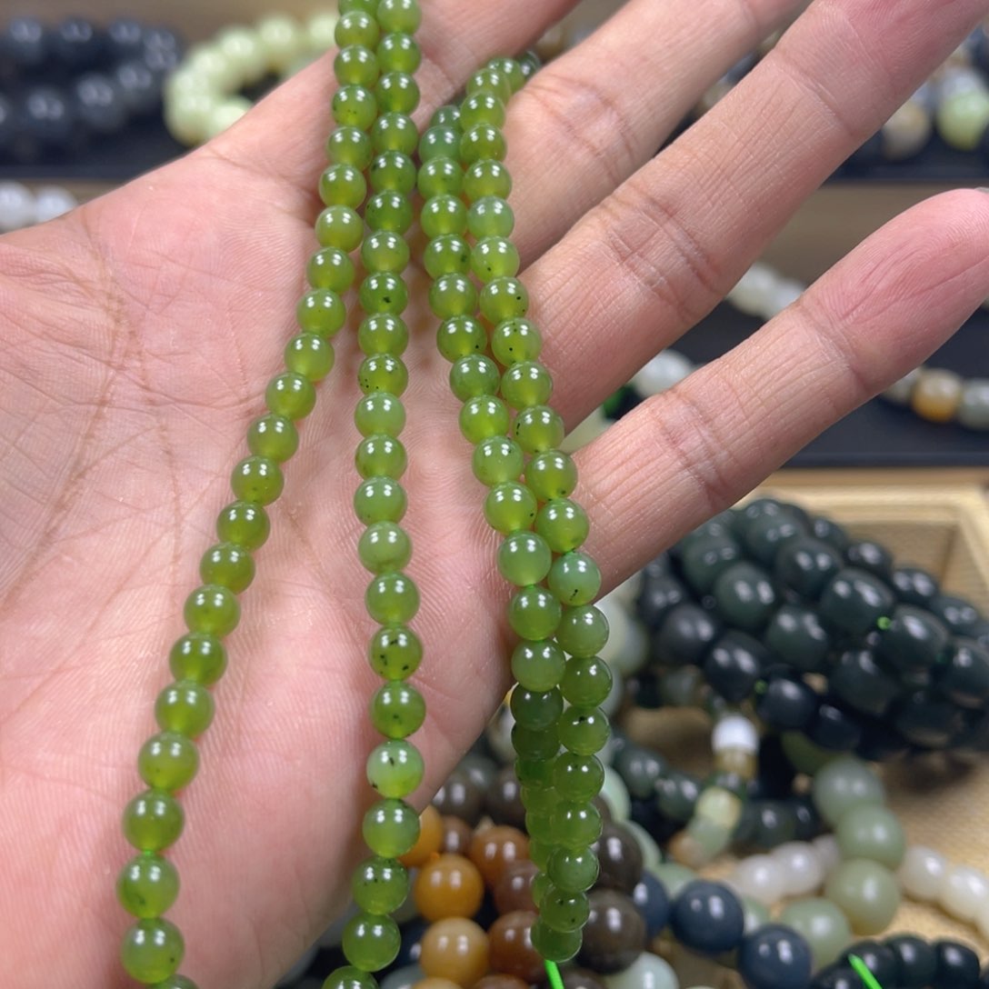 和田玉手串未镶嵌