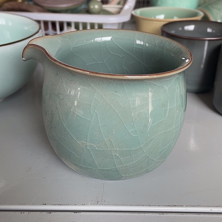 龙泉青瓷哈哈哈微瑕