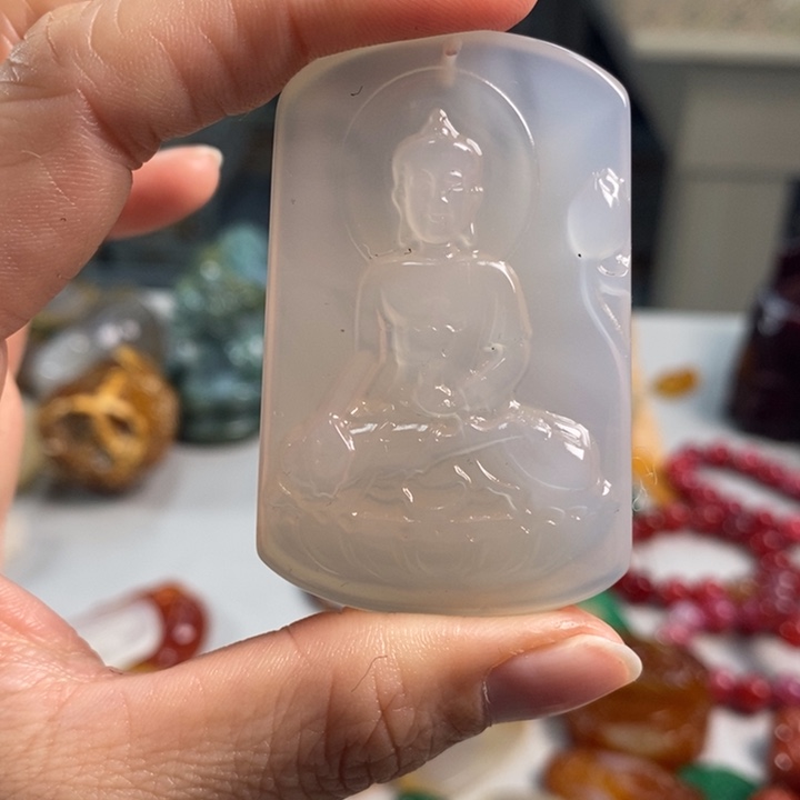 玛瑙/玉髓吊坠(不含链)未镶嵌