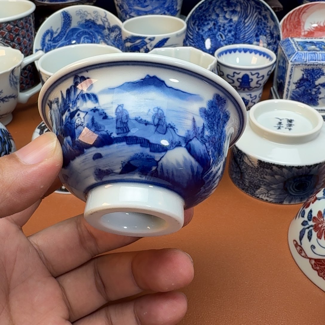 杯子景德镇全手工手绘陶瓷