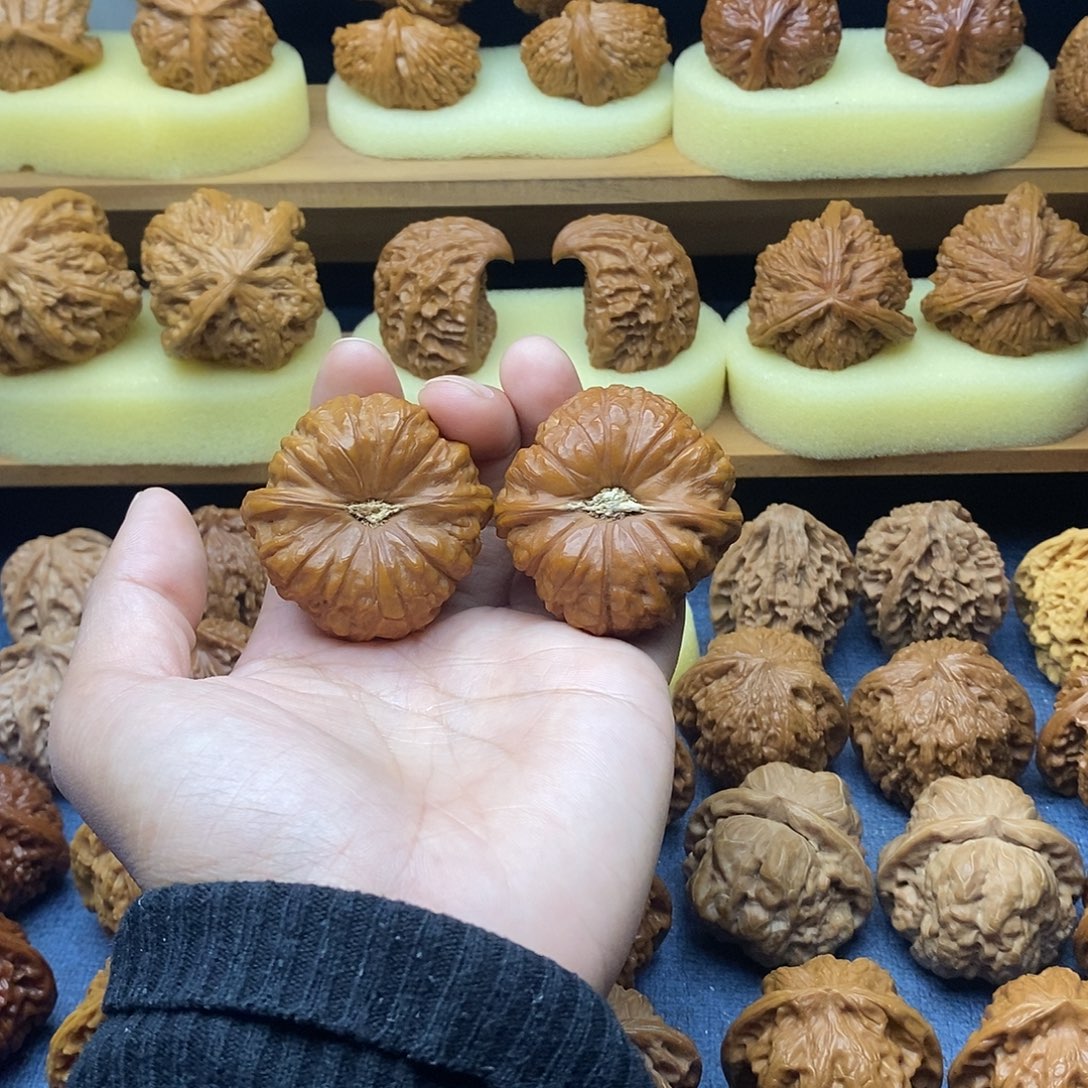 45全品南瓜墩文玩核桃