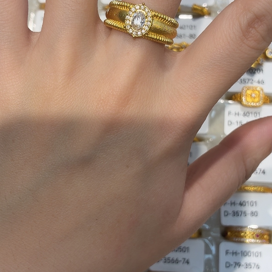 铜合金3552强保色发 1 个壹笔壹戒指